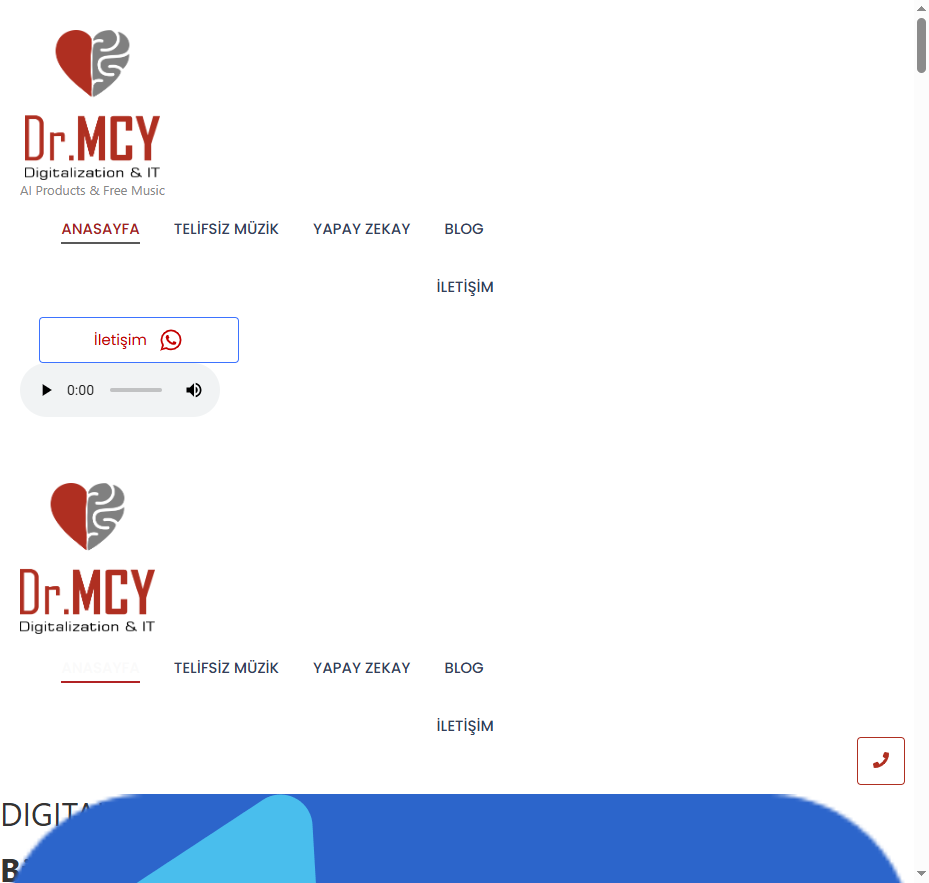 AI DrMCY Yapay Zeka Çözümleri